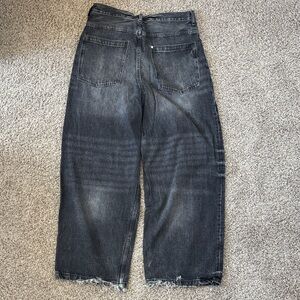 H&M Black Wide-Leg Jeans